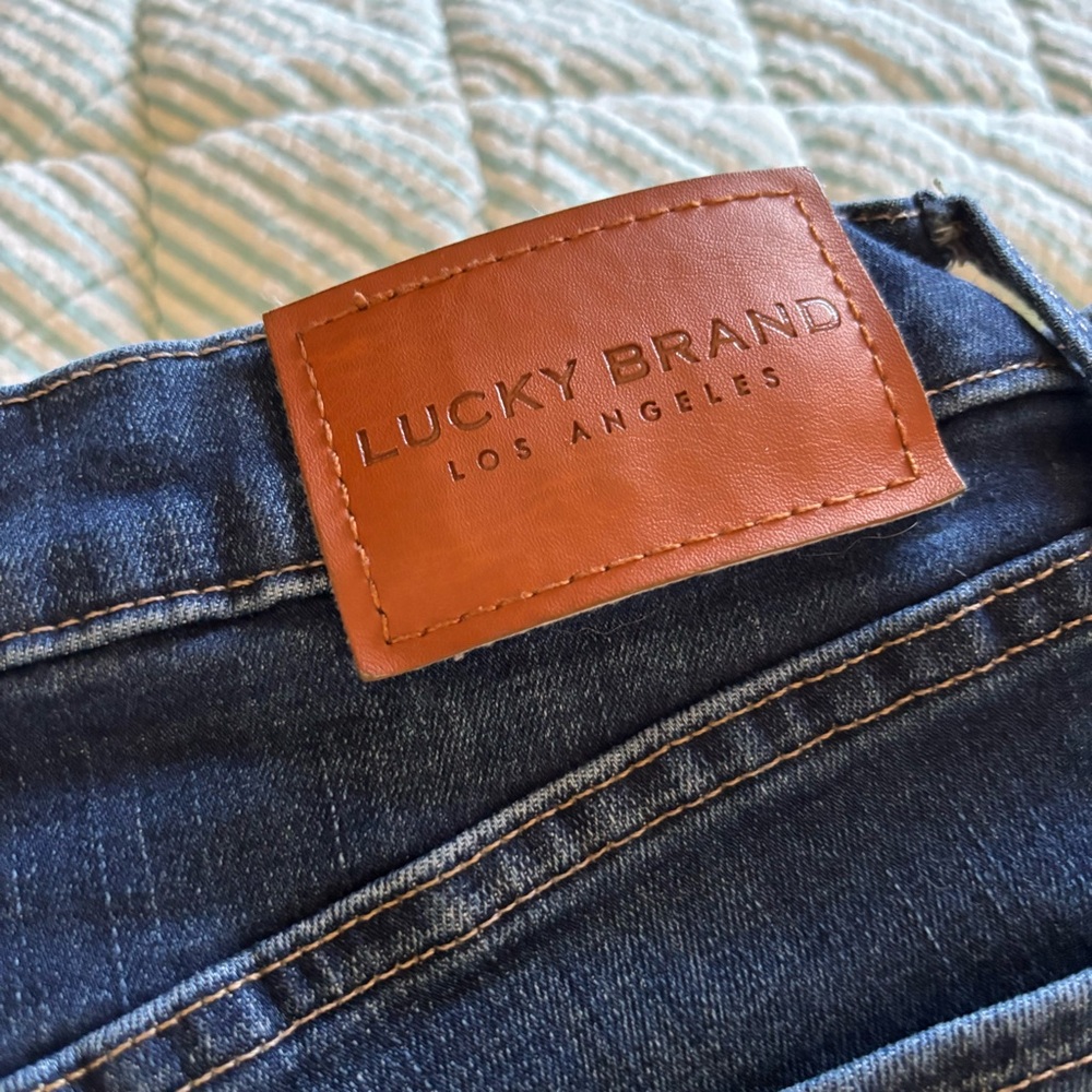 Sz 29 Lucky Brand Zoe Straight Ankle Jeans